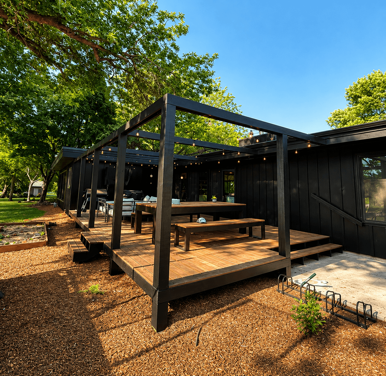 Deck & Pergola Refinish — after