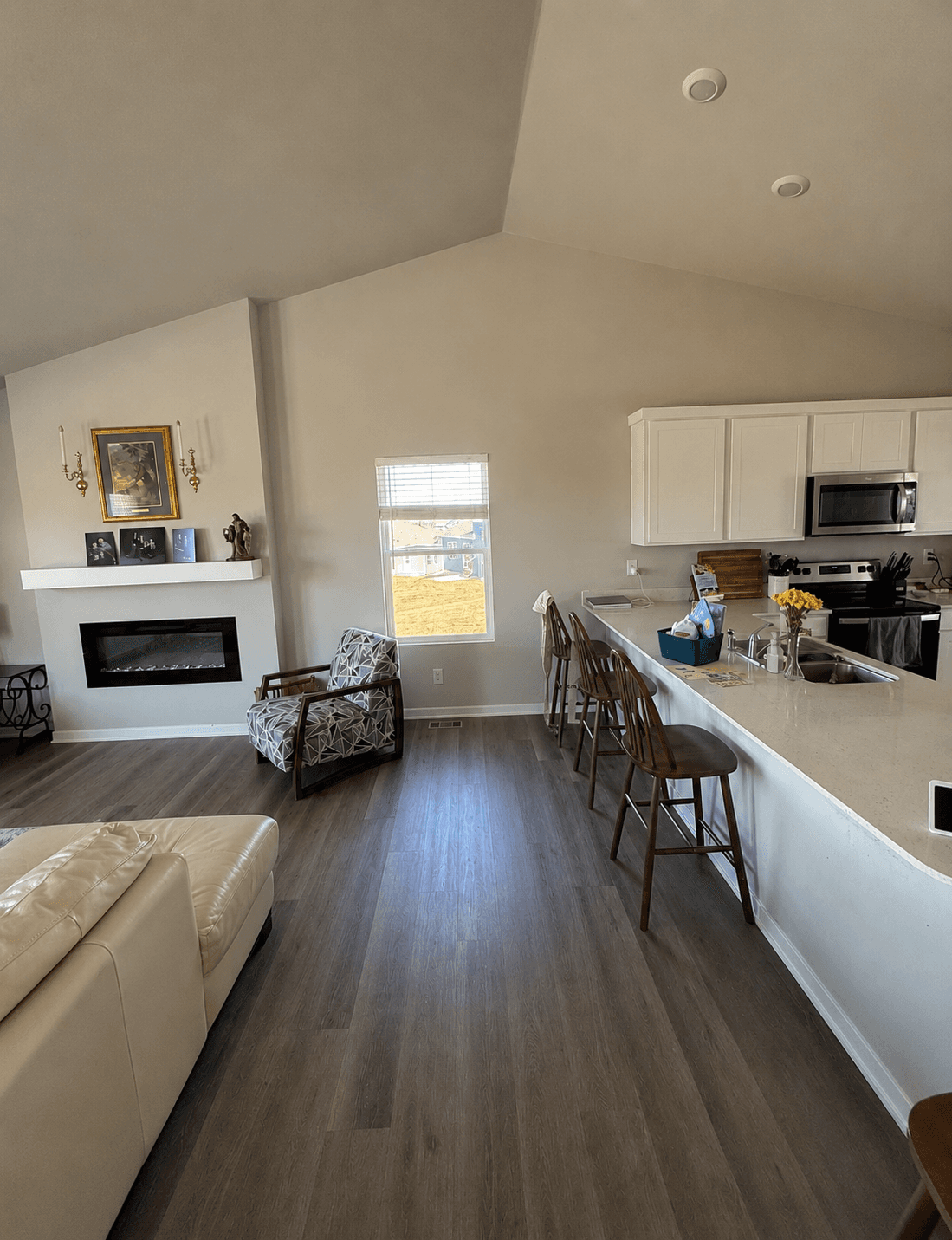 Interior Repaint — before